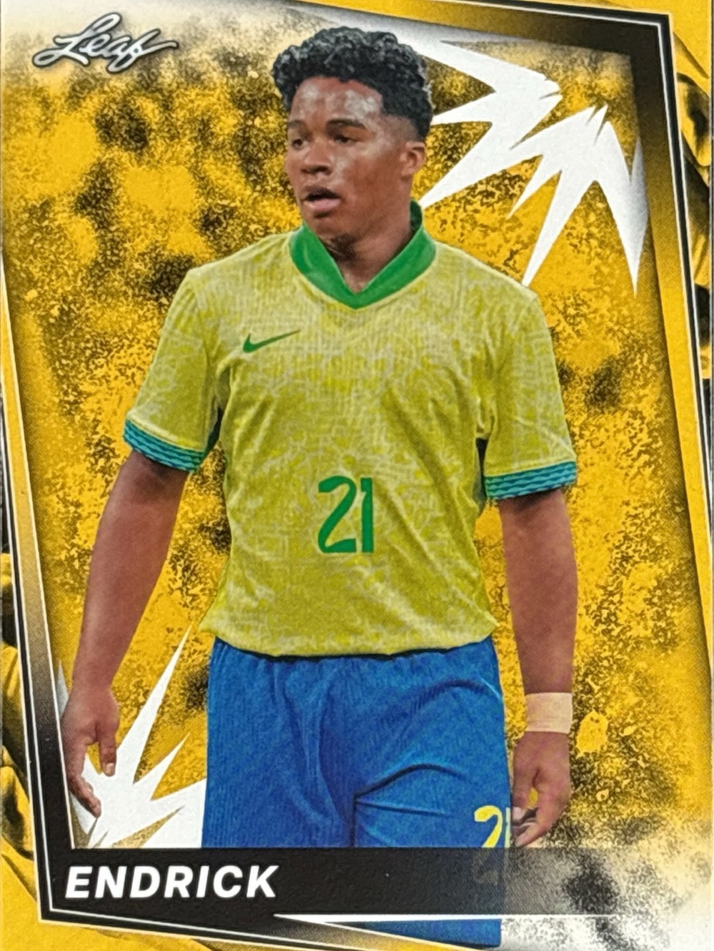 Leaf Soccer Trading Card - (Endrick)